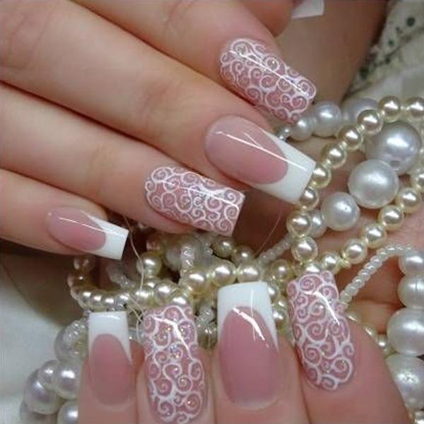 40 Ideas for Wedding Nail Designs