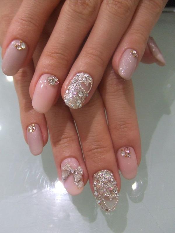 40 Ideas for Wedding Nail Designs