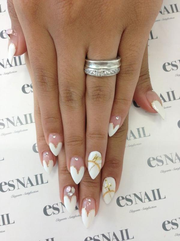 40 Ideas for Wedding Nail Designs