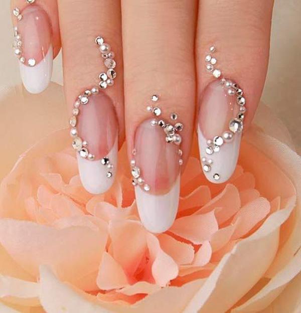 40 Ideas for Wedding Nail Designs