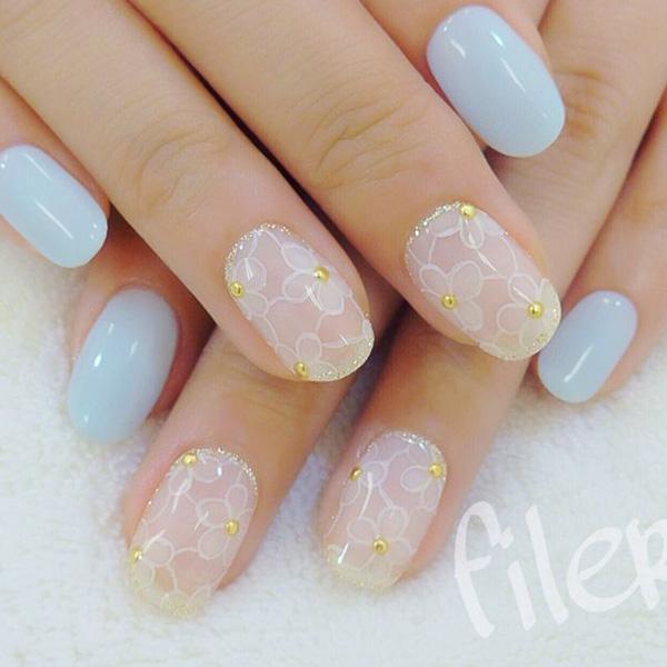40 Ideas for Wedding Nail Designs