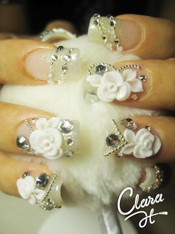 40 Ideas for Wedding Nail Designs