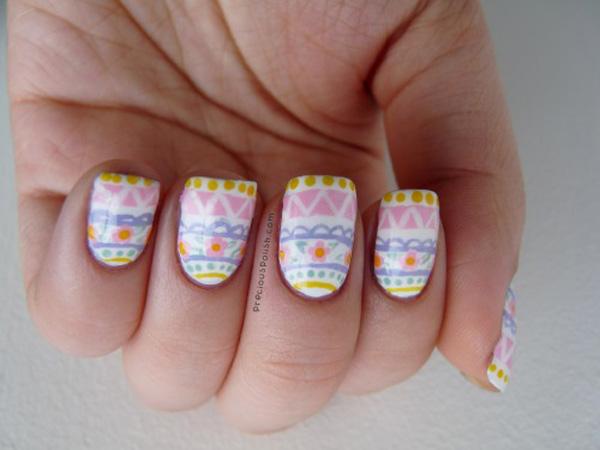 65 Colorful Tribal Nails Make You Look Unique