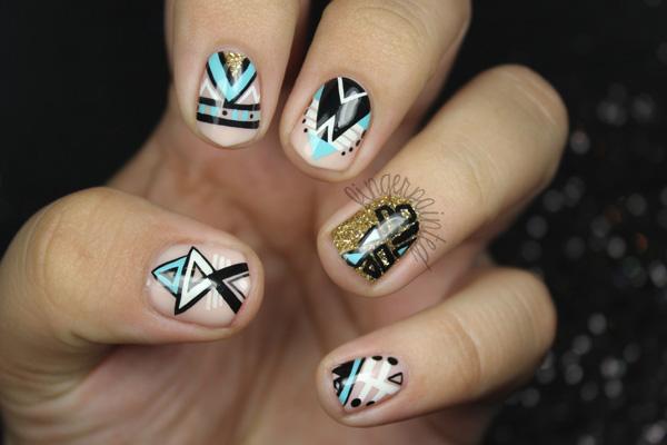 65 Colorful Tribal Nails Make You Look Unique