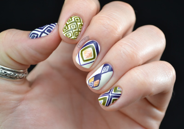 65 Colorful Tribal Nails Make You Look Unique