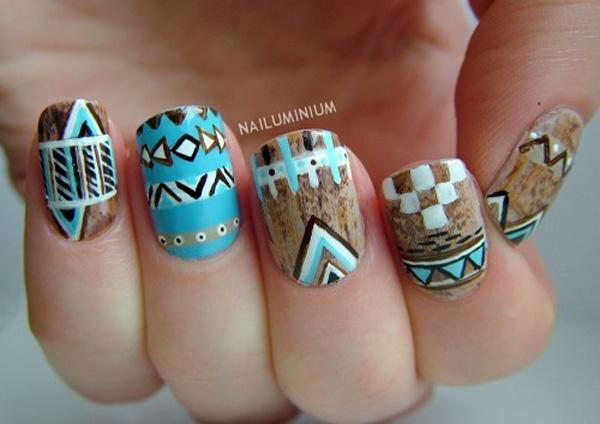 65 Colorful Tribal Nails Make You Look Unique