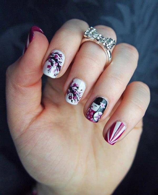 65 Japanese Nail Art Designs