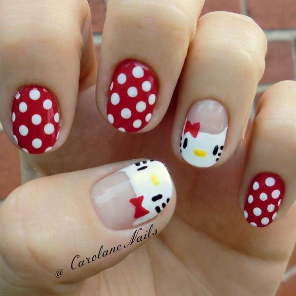 50 Hello Kitty Nail Designs