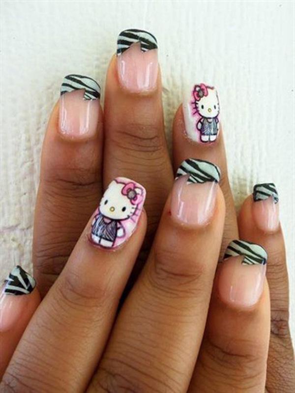 50 Hello Kitty Nail Designs