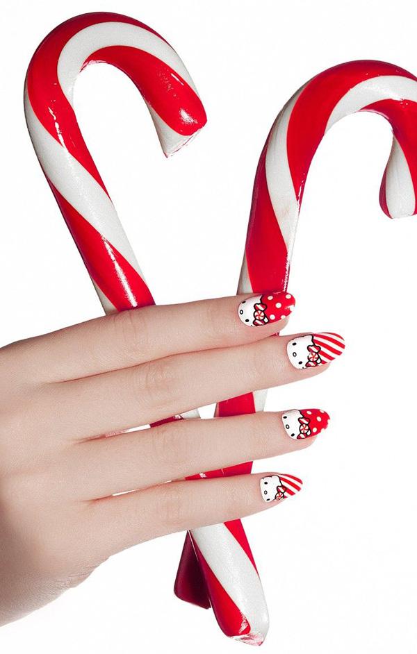 50 Hello Kitty Nail Designs