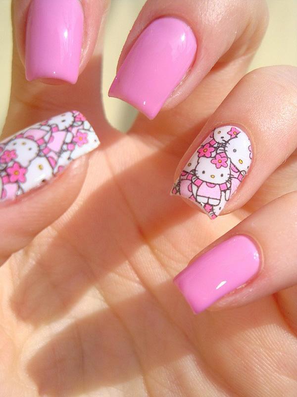 50 Hello Kitty Nail Designs