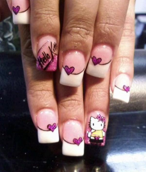50 Hello Kitty Nail Designs