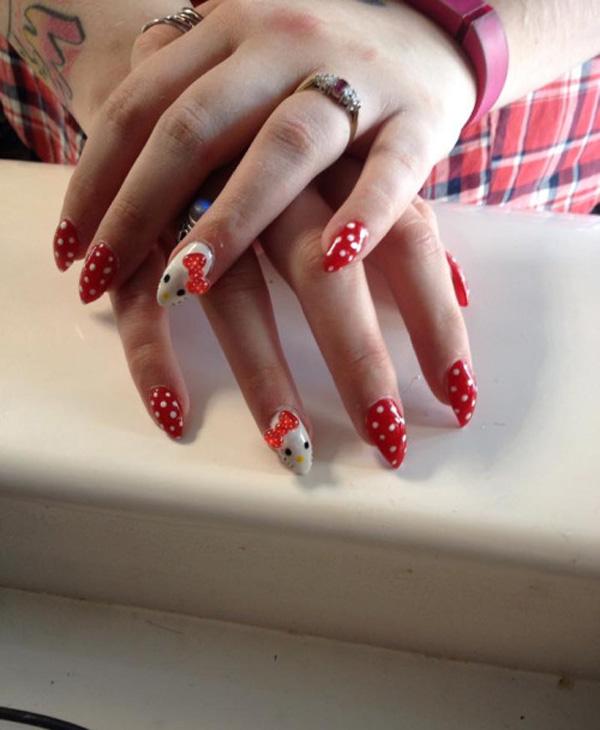50 Hello Kitty Nail Designs
