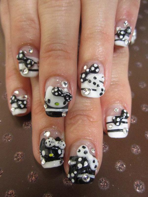 50 Hello Kitty Nail Designs