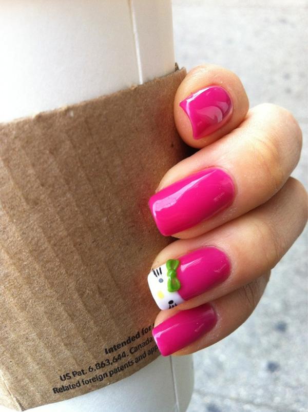 50 Hello Kitty Nail Designs