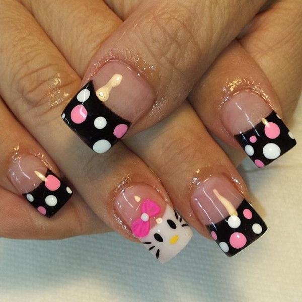 50 Hello Kitty Nail Designs