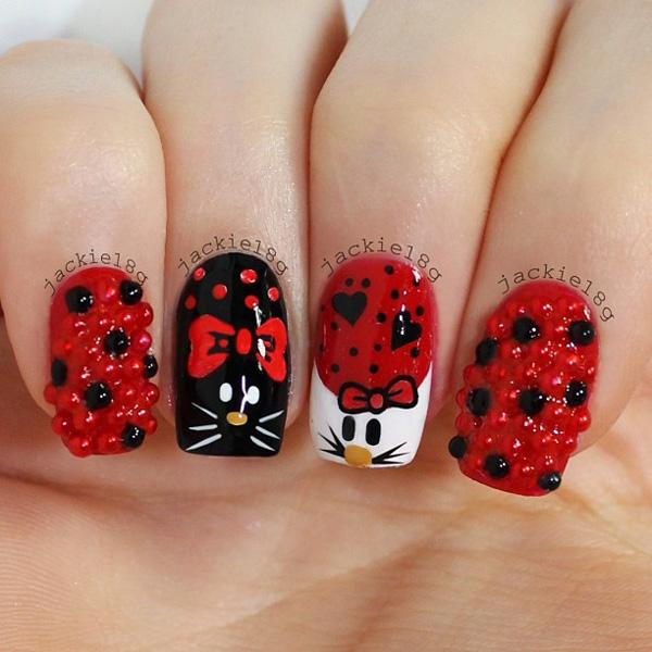 50 Hello Kitty Nail Designs