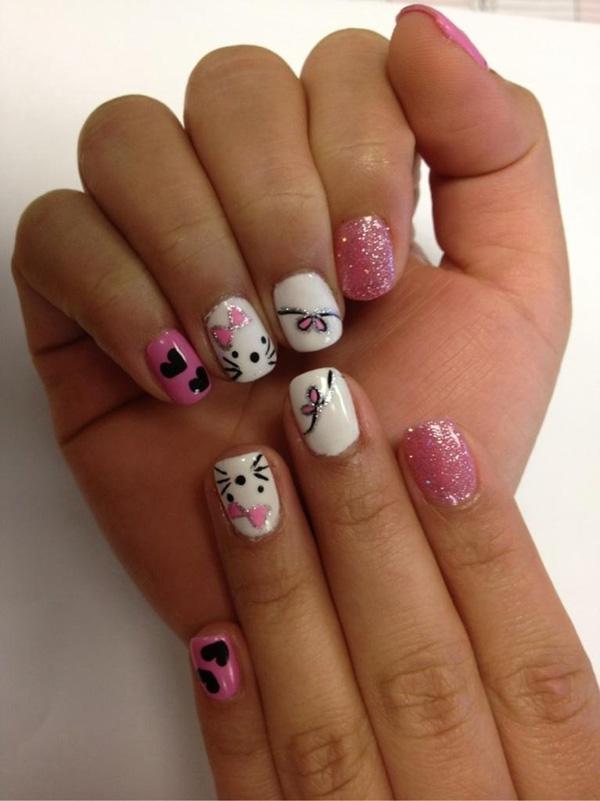 50 Hello Kitty Nail Designs
