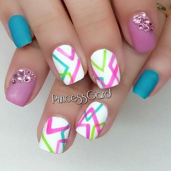65 Lovely Summer Nail Art Ideas