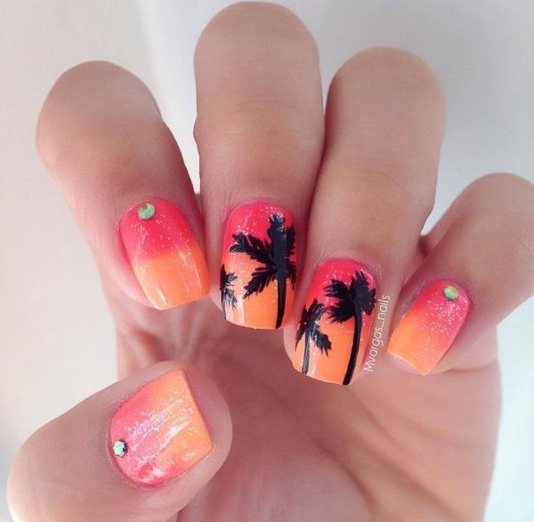 65 Lovely Summer Nail Art Ideas
