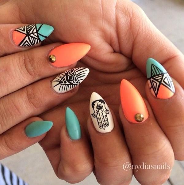 65 Lovely Summer Nail Art Ideas