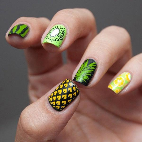 65 Lovely Summer Nail Art Ideas