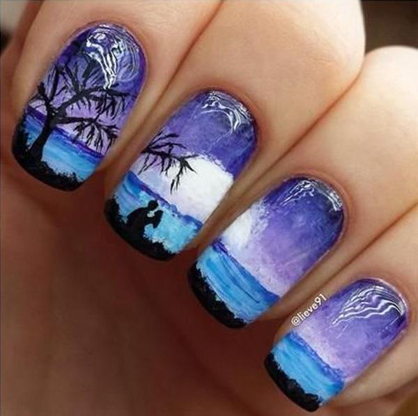 65 Lovely Summer Nail Art Ideas