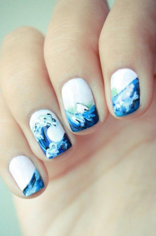 65 Lovely Summer Nail Art Ideas