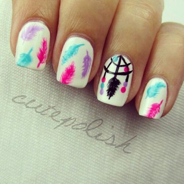 65 Lovely Summer Nail Art Ideas