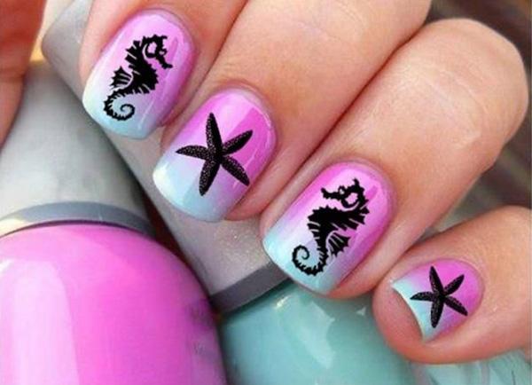 65 Lovely Summer Nail Art Ideas