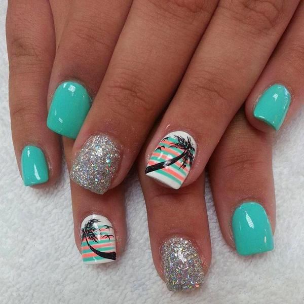 65 Lovely Summer Nail Art Ideas