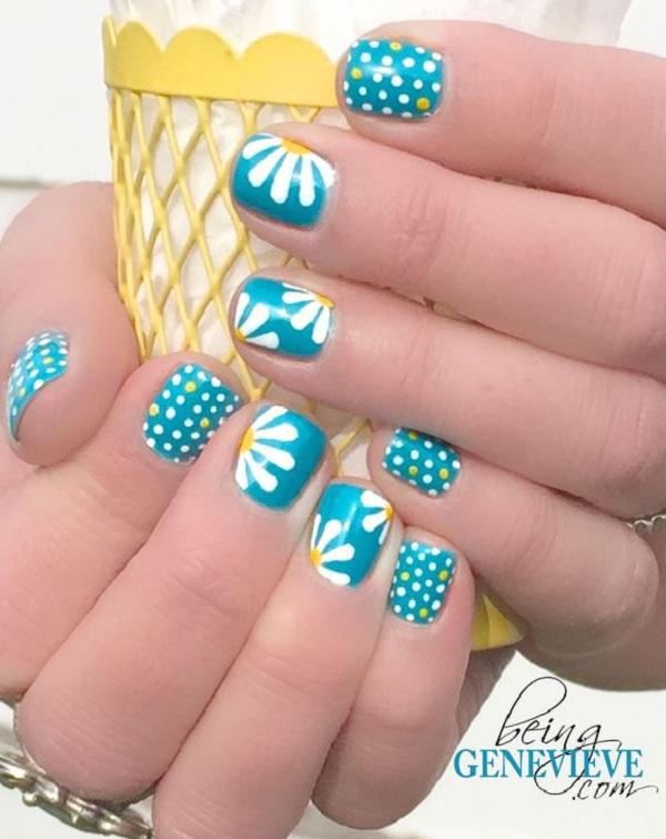 30+ Adorable Polka Dots Nail Designs