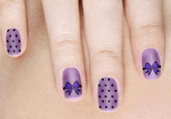 30+ Adorable Polka Dots Nail Designs