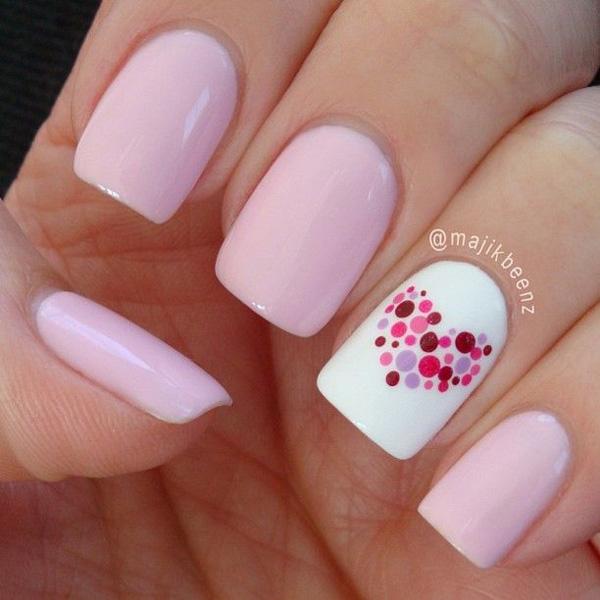 30+ Adorable Polka Dots Nail Designs