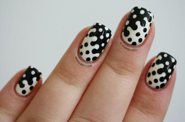 30+ Adorable Polka Dots Nail Designs