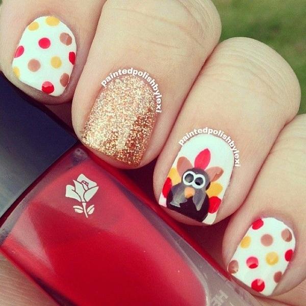 30+ Adorable Polka Dots Nail Designs