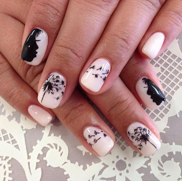 30+ Dandelion Nail Art Designs