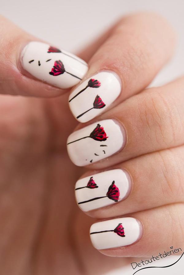 30+ Dandelion Nail Art Designs