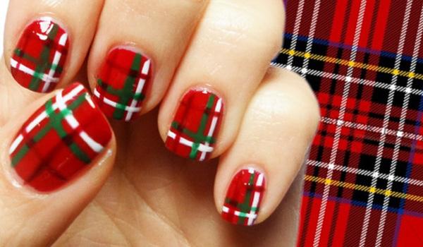 35 Gingham and Plaid Nail Art Designs
