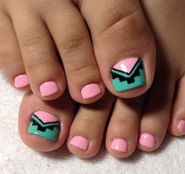 50 Pretty Toenail Art Designs