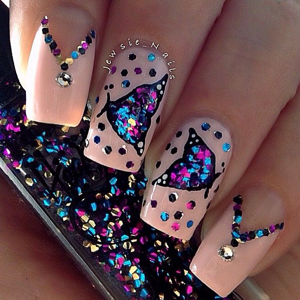 35+ Butterfly Nail Art Ideas