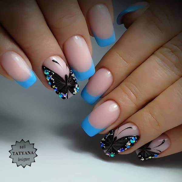 35+ Butterfly Nail Art Ideas
