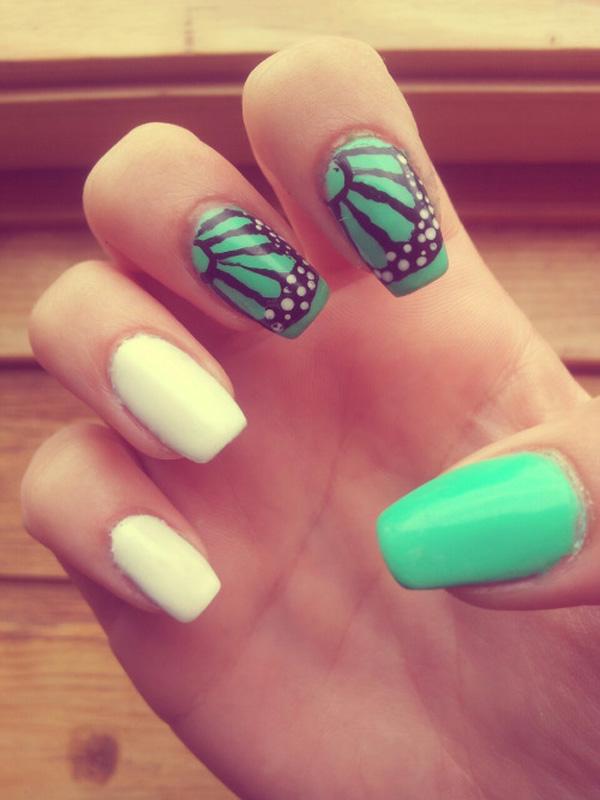 35+ Butterfly Nail Art Ideas