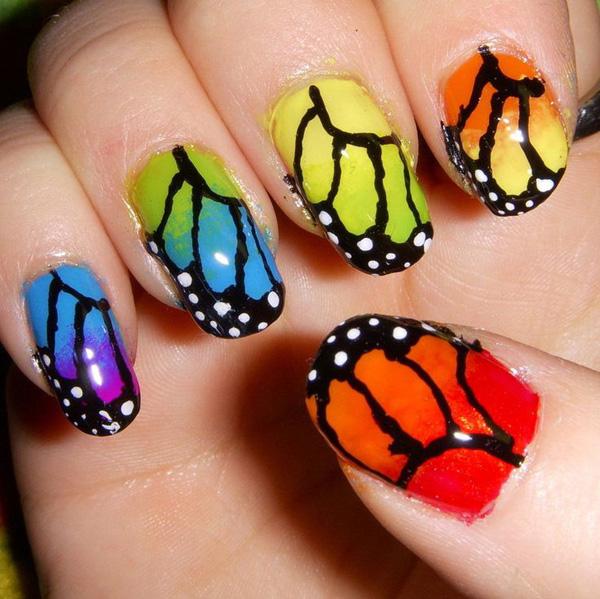35+ Butterfly Nail Art Ideas