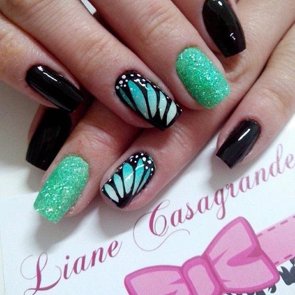 35+ Butterfly Nail Art Ideas