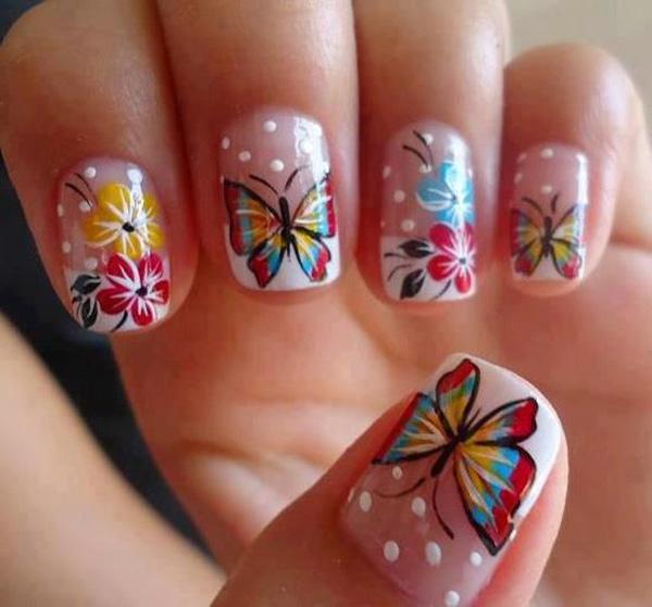 35+ Butterfly Nail Art Ideas