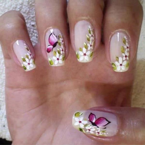 35+ Butterfly Nail Art Ideas