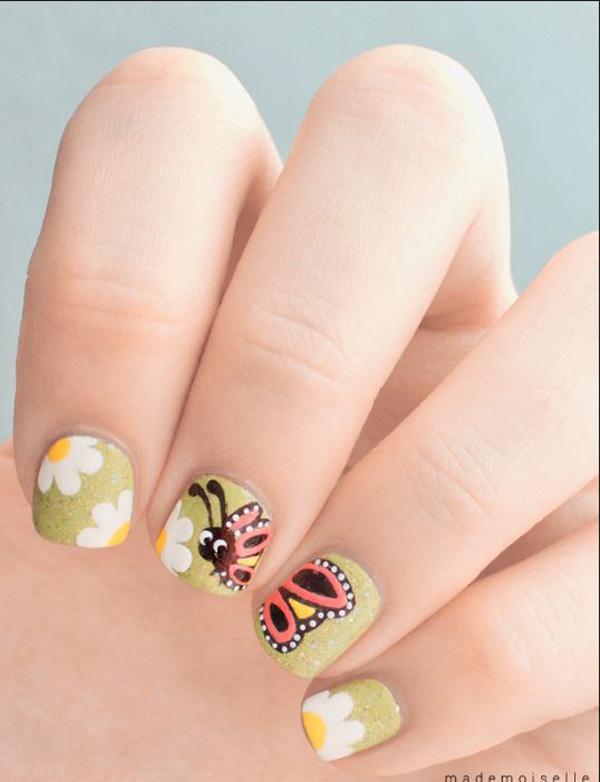 35+ Butterfly Nail Art Ideas