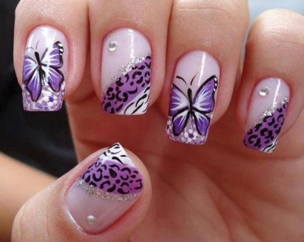 35+ Butterfly Nail Art Ideas