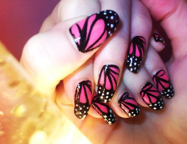 35+ Butterfly Nail Art Ideas